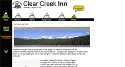 Desktop Screenshot of clearcreekinn.com